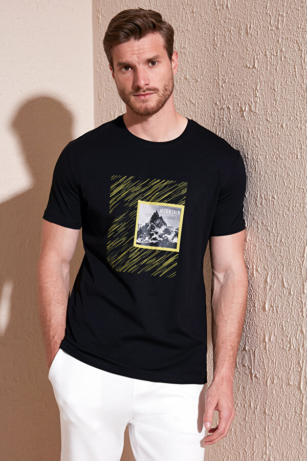 Buratti Erkek T Shirt 646R8320 SİYAH