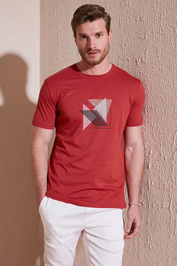 Buratti Erkek T Shirt 646R8290 Tarçın