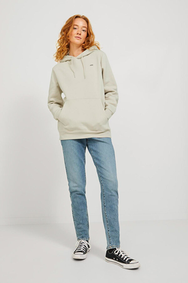 Jjxx JXABBIE RLX LS EVERY HOOD Ekru Kadın Sweatshirt