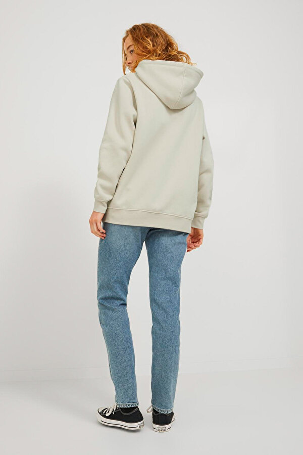 Jjxx JXABBIE RLX LS EVERY HOOD Ekru Kadın Sweatshirt