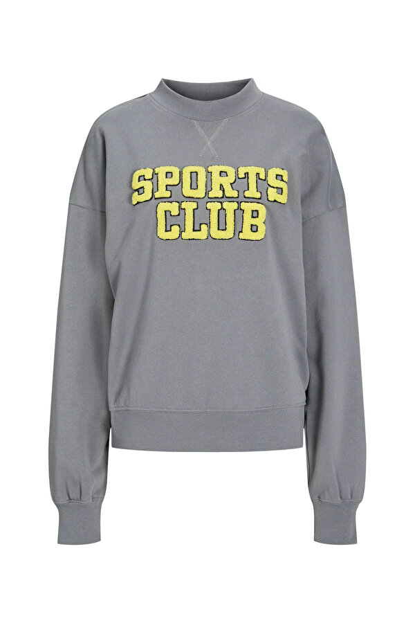 Jjxx JXRIRI LOOSE LS CREW SWEA GRI Kadın Sweatshirt