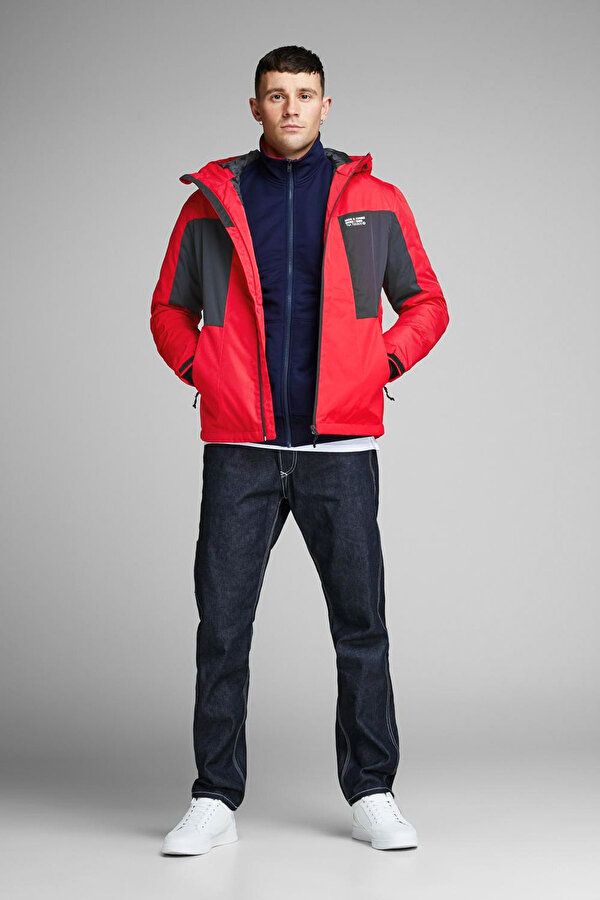 Jack & Jones JCOBEST JACKET Kırmızı Erkek Mont
