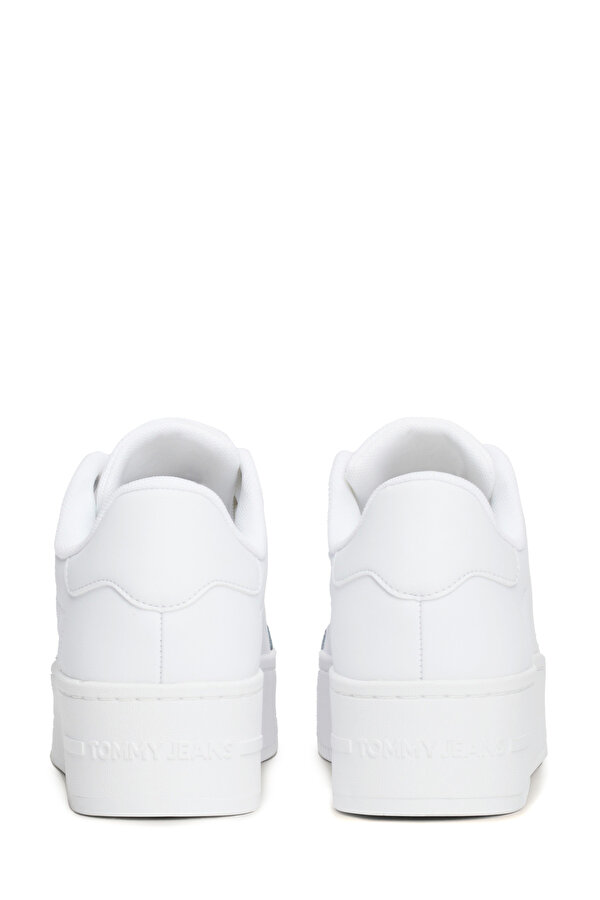 Tommy Hilfiger TJW FLATFORM ESS Beyaz Kadın High Sneaker