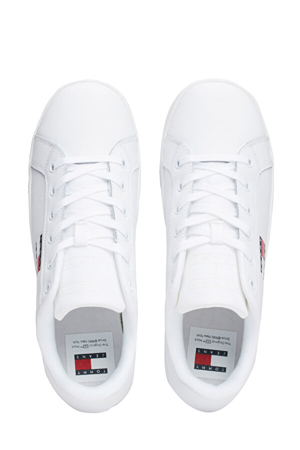 Tommy Hilfiger TJW FLATFORM ESS Beyaz Kadın High Sneaker