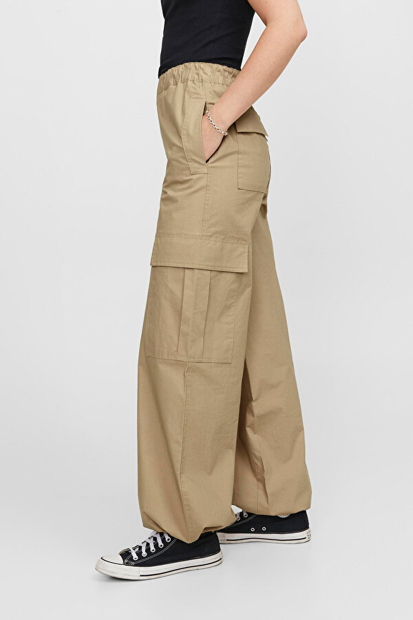 Jjxx JXYOKO COSY CARGO PANT Bej Kadın Pantolon