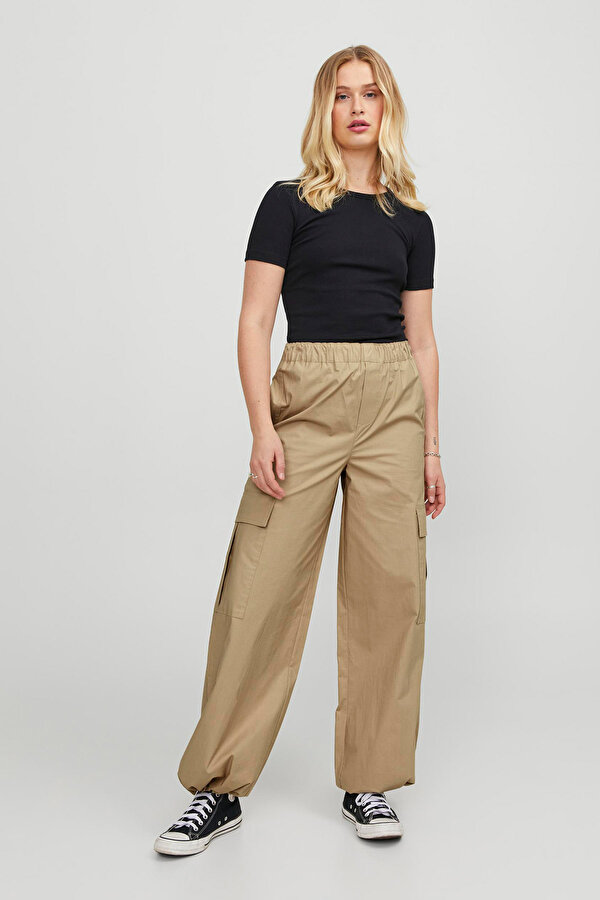 Jjxx JXYOKO COSY CARGO PANT Bej Kadın Pantolon