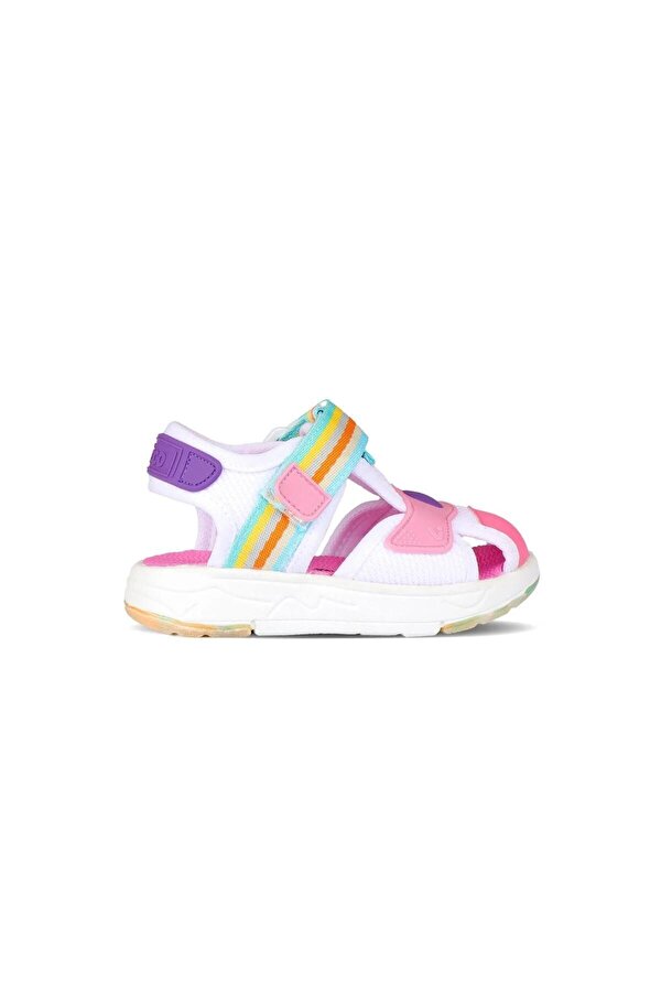 VICCO Flow II Hafif Kız Çocuk Beyaz/Pembe Sandalet