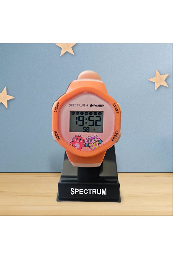 Spectrum Silikon Kordon Su Geçirmez Çocuk-Genç Dijital Kol Saati 2126LK