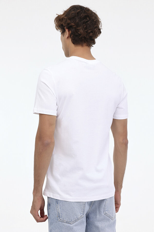 Mavi KISA KOL TİŞÖRT Beyaz Erkek Kısa Kol T-Shirt