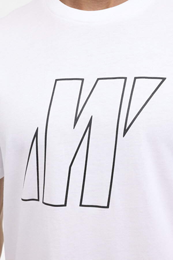 Mavi KISA KOL TİŞÖRT Beyaz Erkek Kısa Kol T-Shirt