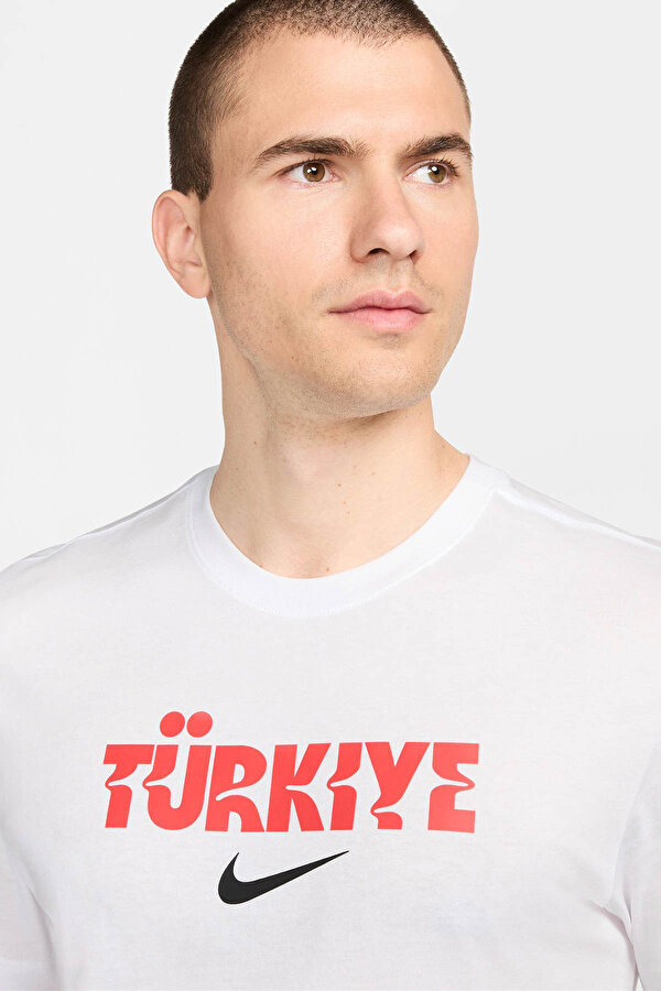 Nike TUR M NK CREST TEE Beyaz Erkek Kısa Kol T-Shirt