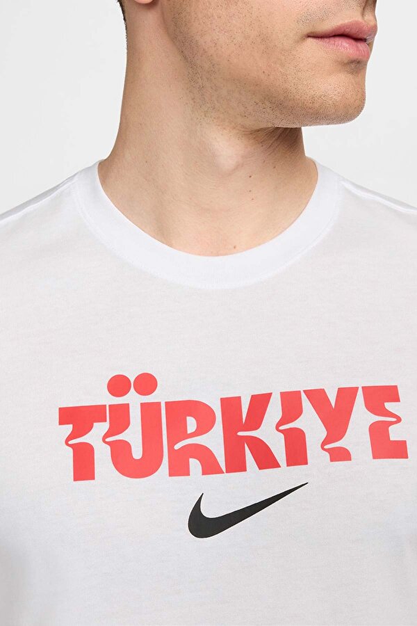Nike TUR M NK CREST TEE Beyaz Erkek Kısa Kol T-Shirt