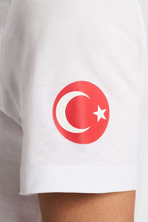 Nike TUR M NK CREST TEE Beyaz Erkek Kısa Kol T-Shirt