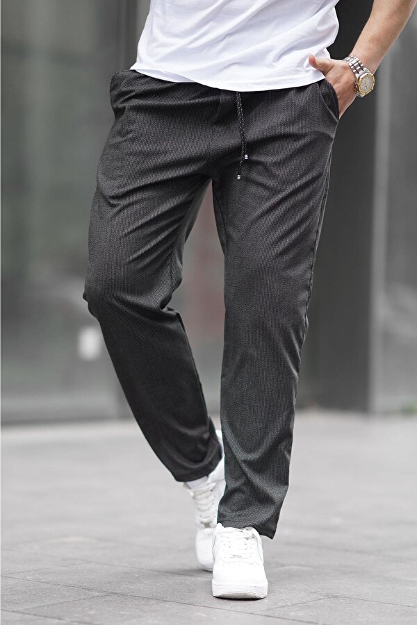 Madmext Siyah Düz Paça Erkek Pantolon 6531