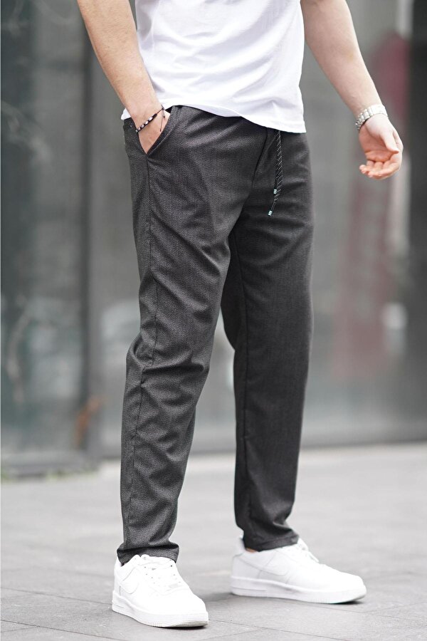 Madmext Siyah Düz Paça Erkek Pantolon 6531