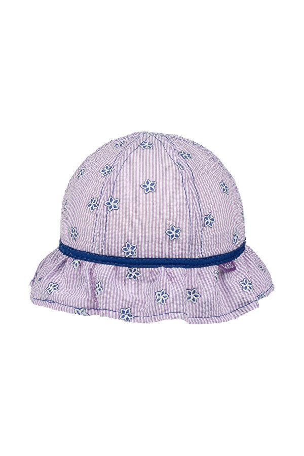 Miniko Kids KİTTİ 1120-08 KIZ ÇOCUK YAZLIK FÖTR BALIKÇI ŞAPKA 1-4 YAŞ