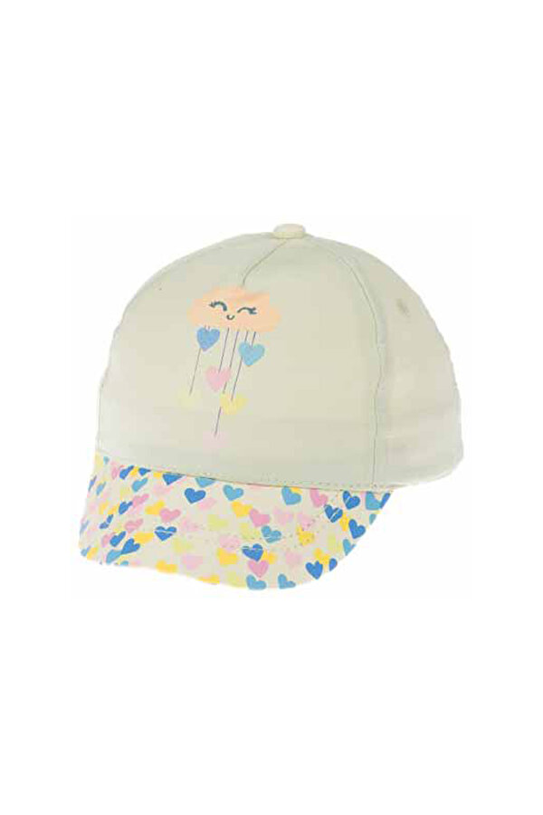 Miniko Kids KİTTİ 1000-07 KIZ ÇOCUK YAZLIK ŞAPKA 0-18 AY