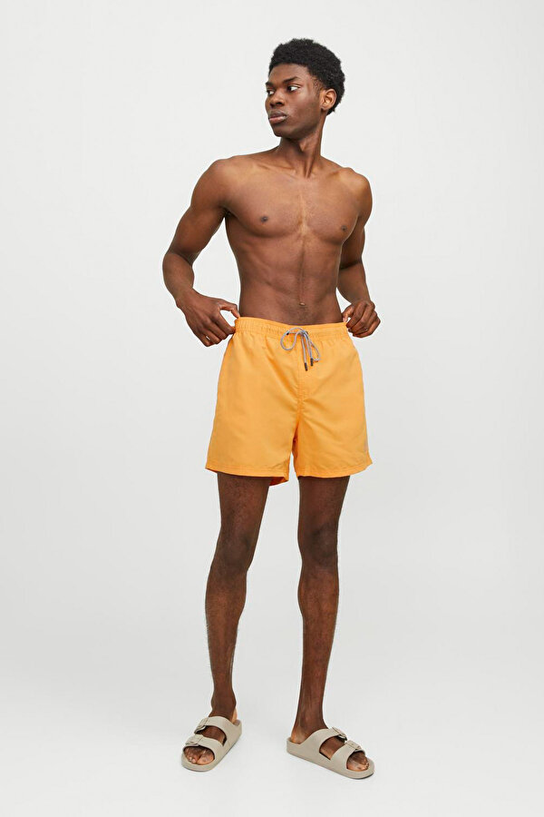 Jack & Jones JPSTFIJI JJSWIM SOLID LY Turuncu Erkek Deniz Şortu