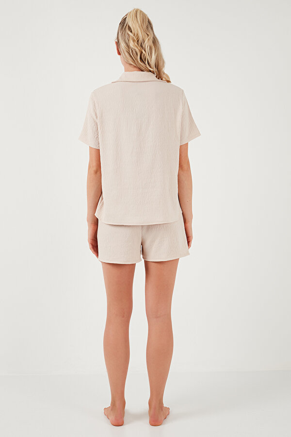 Lela Bayan Pijama Takımı 611PT00065 BEJ