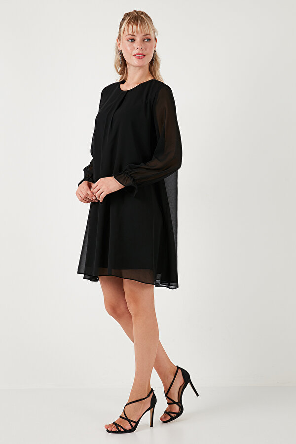 Lela Bayan Elbise 611EL303 SİYAH