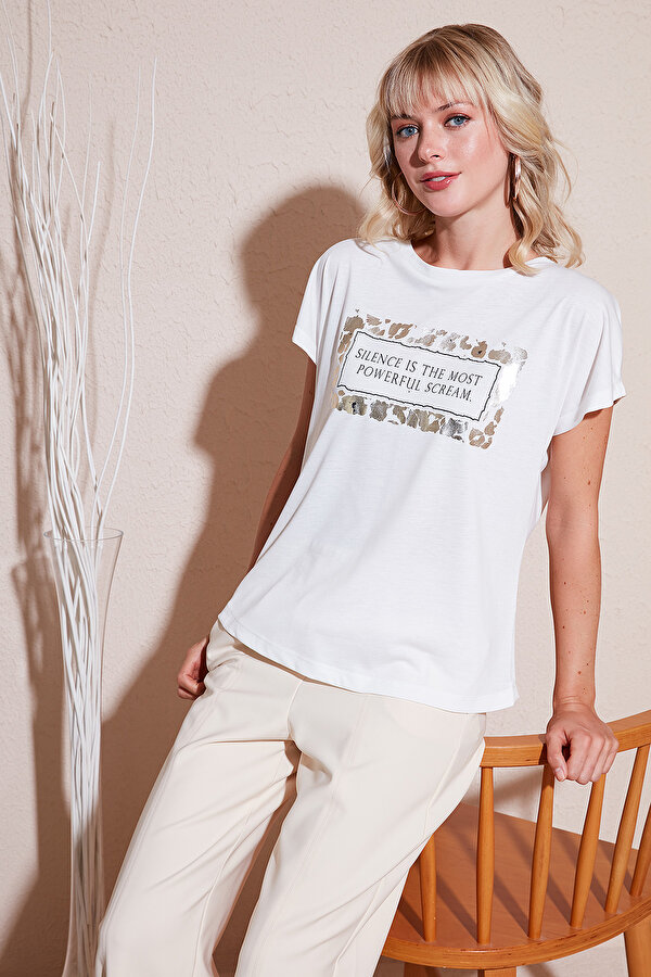 Lela Bayan T Shirt 6671007 EKRU