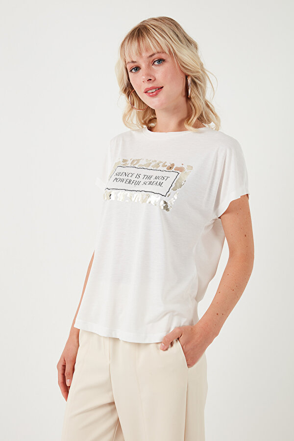 Lela Bayan T Shirt 6671007 EKRU