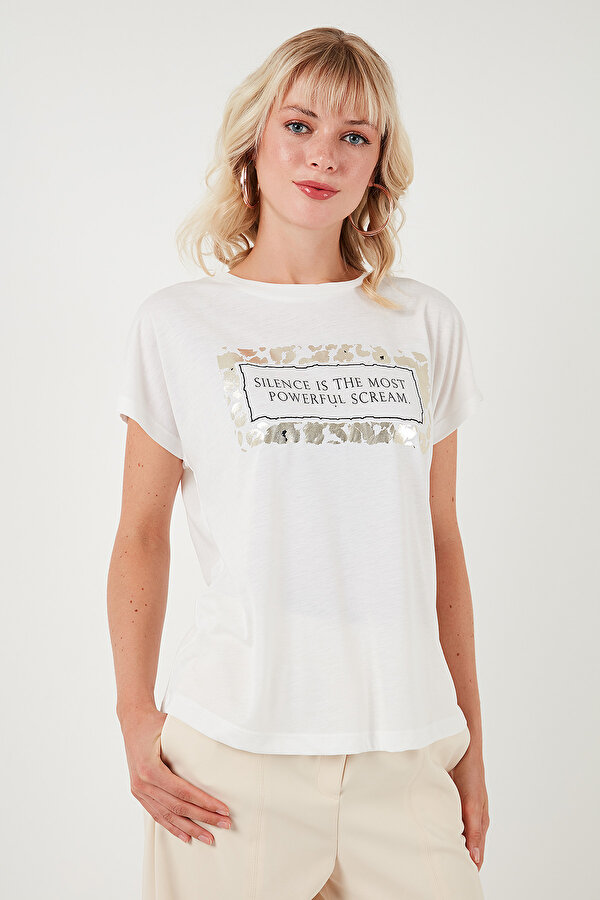 Lela Bayan T Shirt 6671007 EKRU