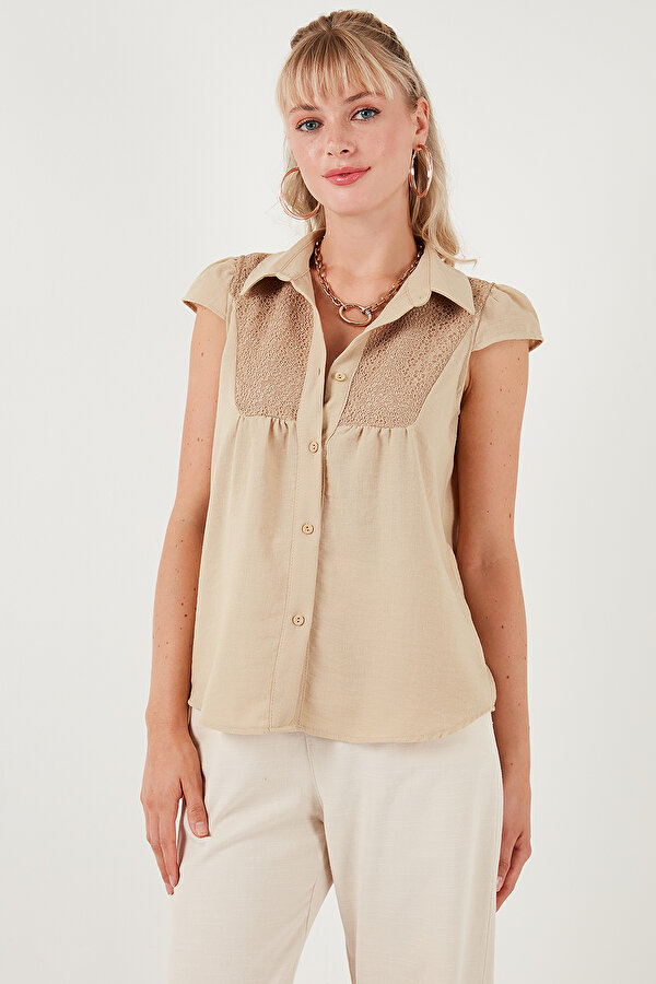 Lela Bayan Gömlek 611GO0215 TAŞ