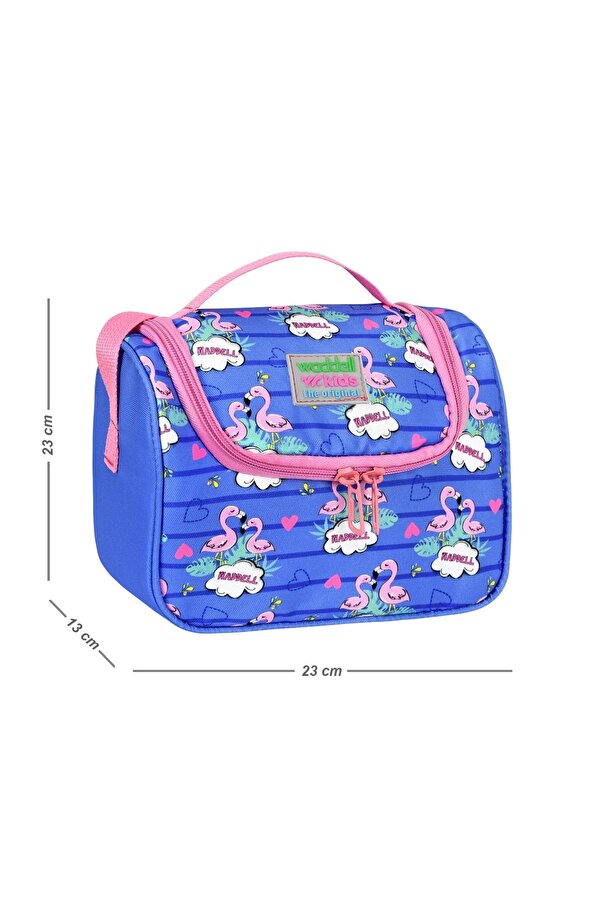 Waddell Lisanslı Sevimli Flamingo Desen Beslenme Çantası