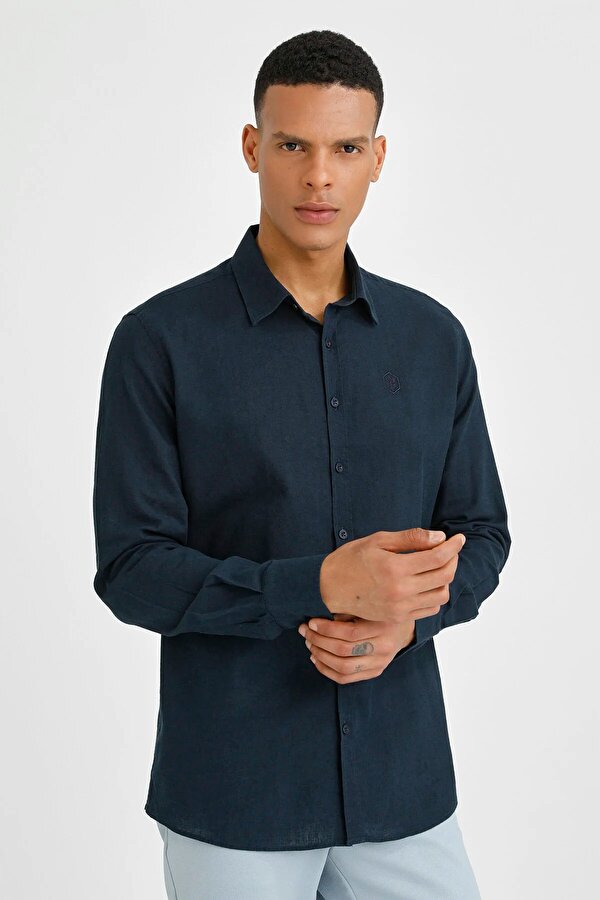 Lumberjack SHIRT NAVY BLUE Man Shirt