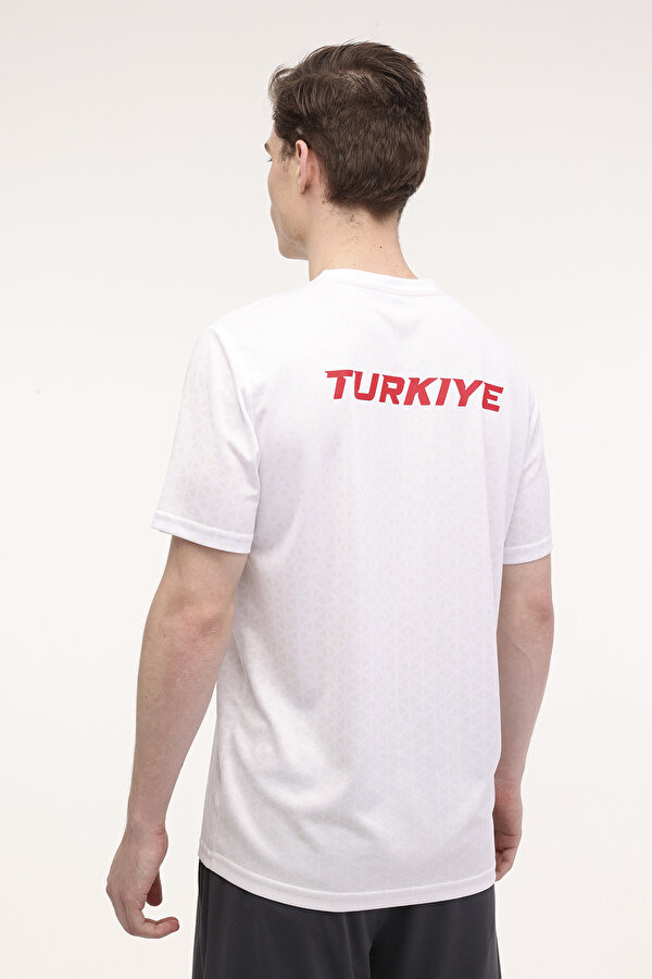 Lotto M-ALLY TEE 4FX Beyaz Erkek Kısa Kol T-Shirt