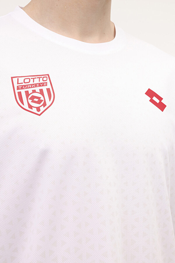 Lotto M-ALLY TEE 4FX Beyaz Erkek Kısa Kol T-Shirt