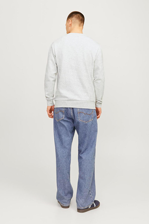 Jack & Jones JJFERRIS SWEAT CREW NECK Beyaz Erkek Sweatshirt