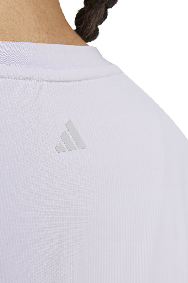 adidas STUDIO T-SHIRT Gri Kadın Kısa Kol T-Shirt