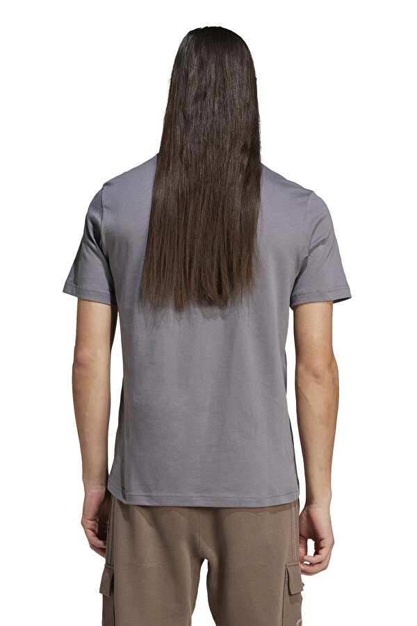 adidas M CAMO BOS T GRI Erkek Kısa Kol T-Shirt