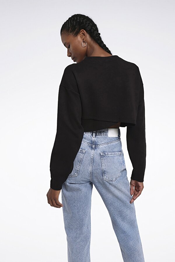 Reebok ACTIV COLL DREAMBLEND MID Siyah Kadın Sweatshirt