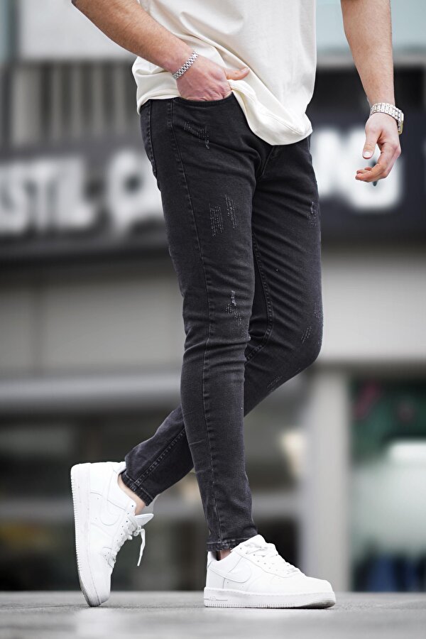 Madmext Skinny Fit Siyah Erkek Jean 5712