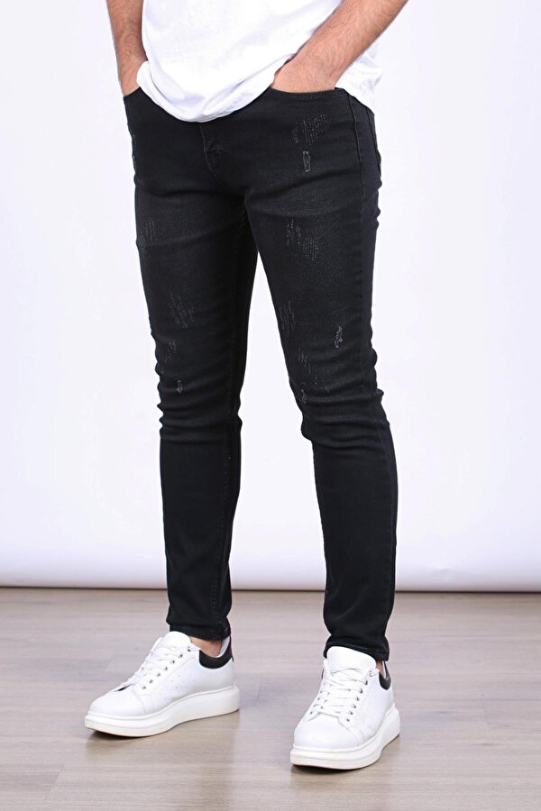 Madmext Skinny Fit Siyah Erkek Jean 5712