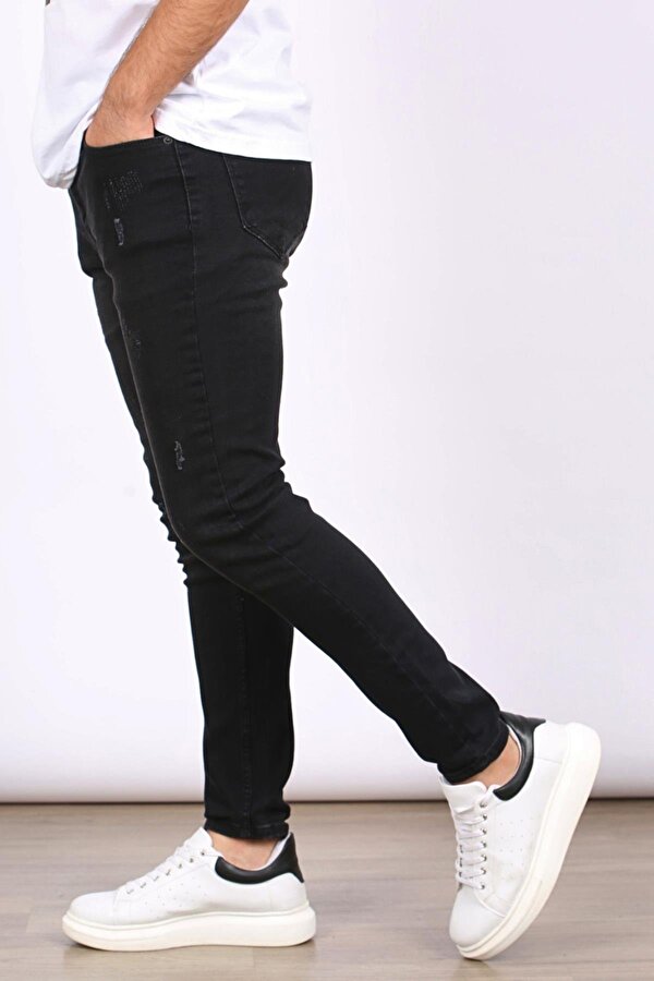 Madmext Skinny Fit Siyah Erkek Jean 5712