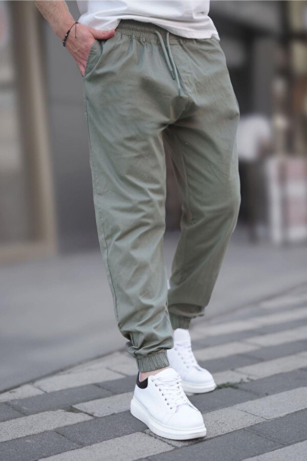 Madmext Mint Yeşili Relaxed Jogger Pantolon 6853