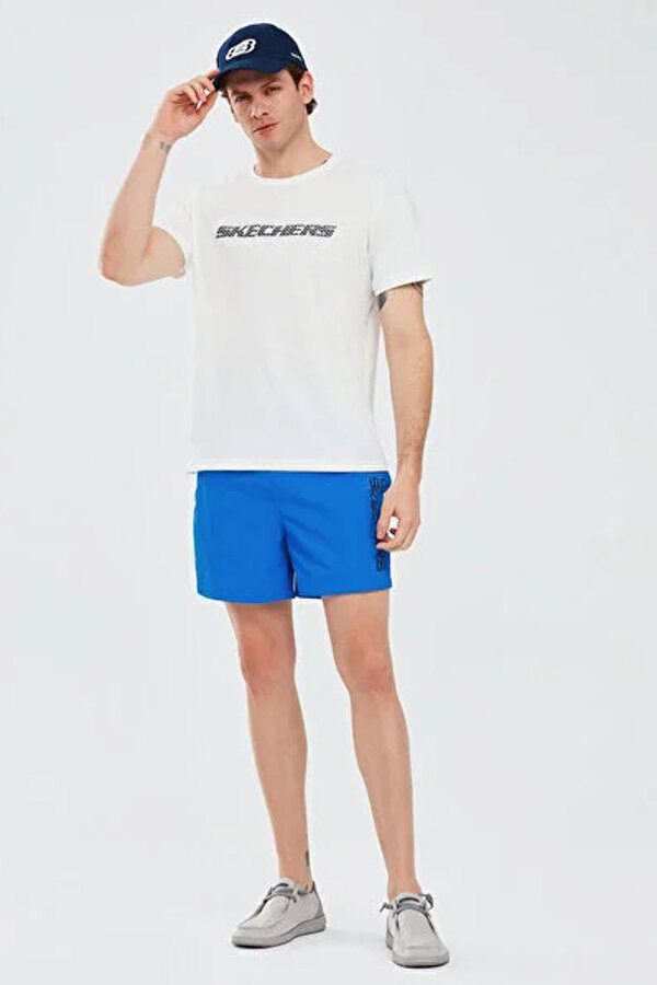 Skechers Swimwear M 5 inch Swimsho Mavi Erkek Deniz Şortu