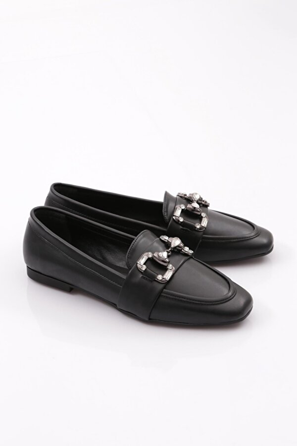 DGN 5004-23Y Kadin Kristal Tokali Loafer