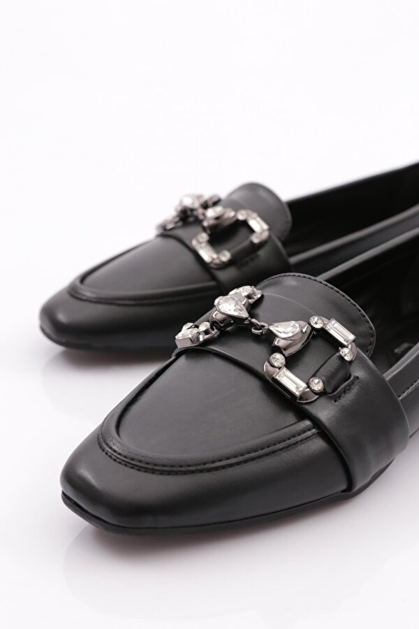 DGN 5004-23Y Kadin Kristal Tokali Loafer