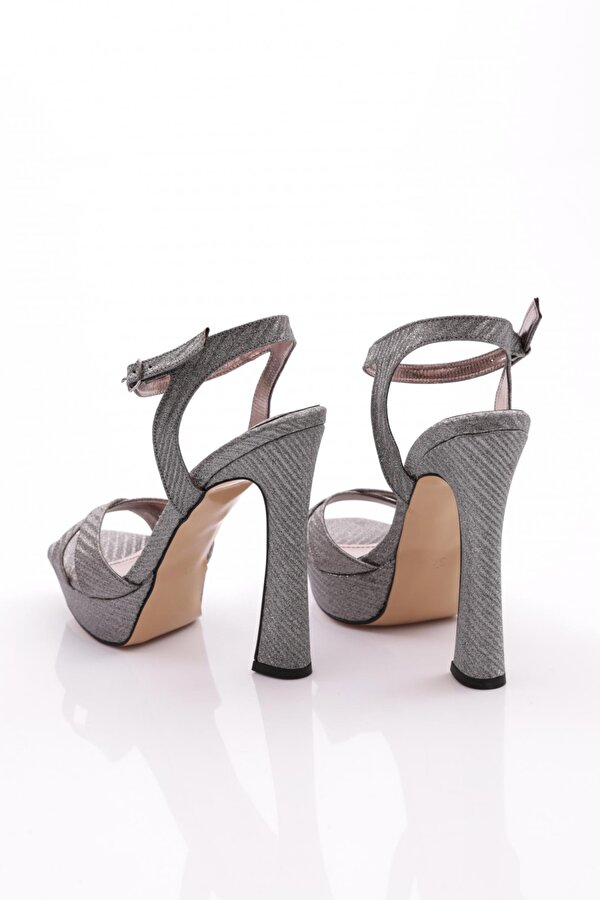 DGN 2016 Kadin Bilekten Bağlamali Topuklu Abiye Ayakkabi