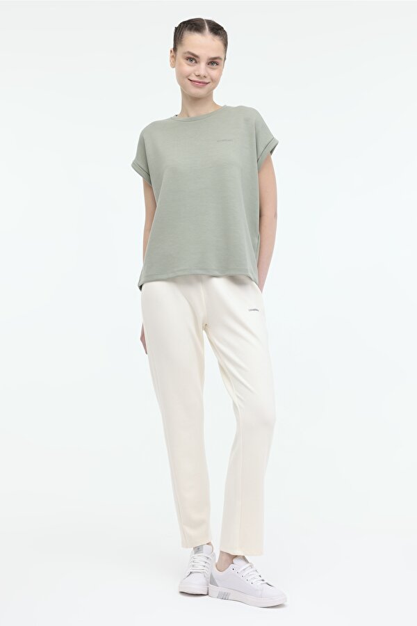 Lumberjack Wl Carla 22Ct693 4Fx Экрю Женщина Спортивные Брюки