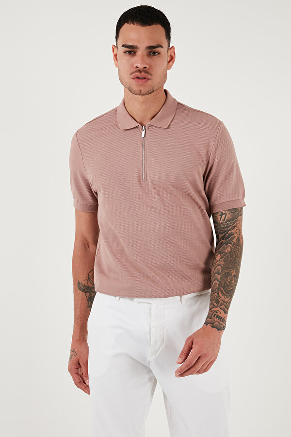 Buratti Erkek Polo Yaka T Shirt 5902915 PUDRA