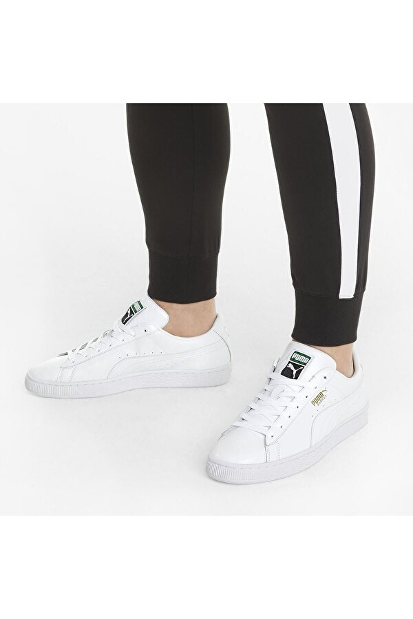 Puma Basket Classic XXI Beyaz Unisex Gunluk Spor Ayakkab Ayakkab