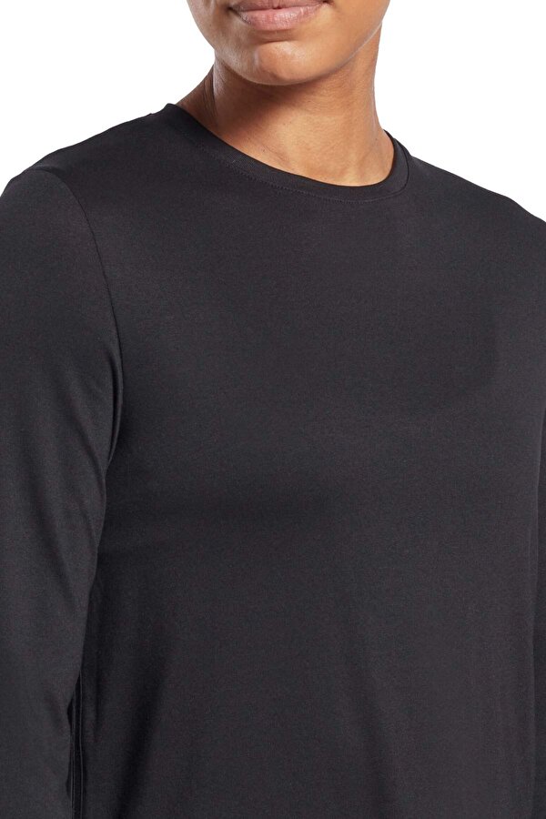 Reebok AC DREAMBLEND LS TE Siyah Kadın Uzun Kol T-Shirt