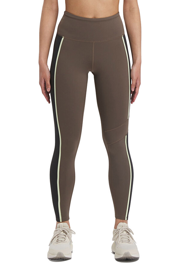 Reebok Lux High Waisted Colorblo Хаки 003 Женщина Леггинсы