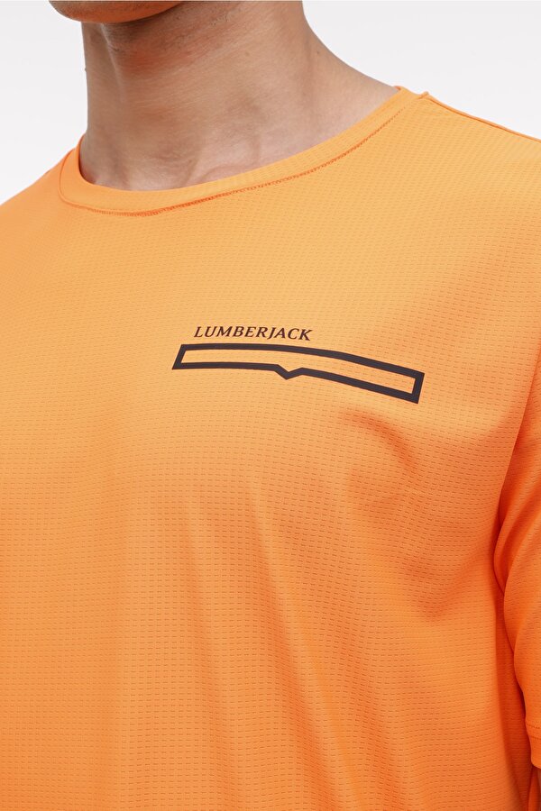 Lumberjack ML TIM 11ELG1009 4FX Turuncu Erkek Kısa Kol T-Shirt